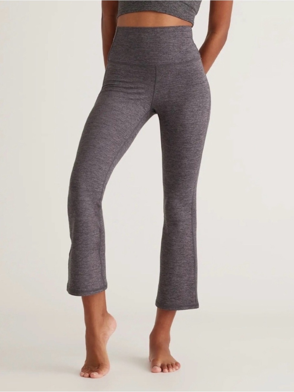 Quince Ultra-Soft Cropped Bootcut Pants
